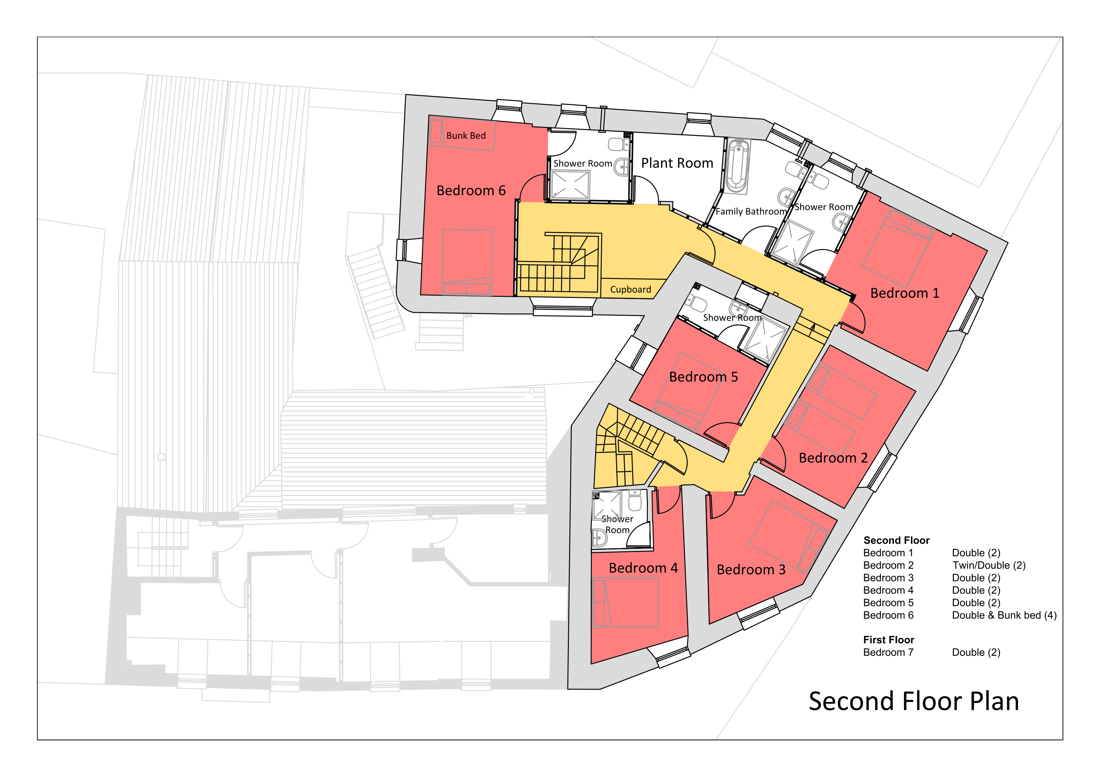 second floor plan